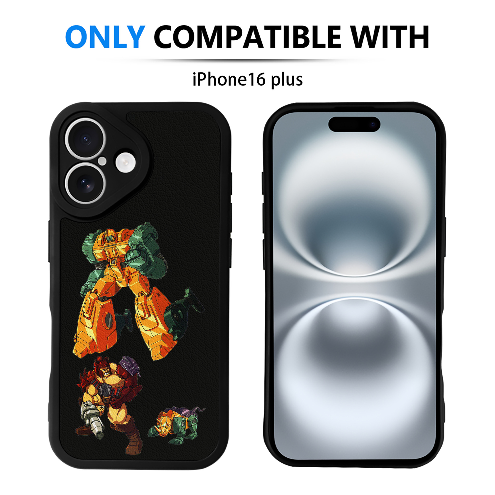 （画像用）  【iPhone 16シリーズ対応】シリコンスマホケース（レザー調） 材質：シリコン